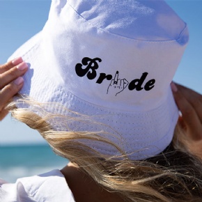 Holographic Shiny Metallic Bucket Hat Custom Laser Color Rave Festival Party Cap