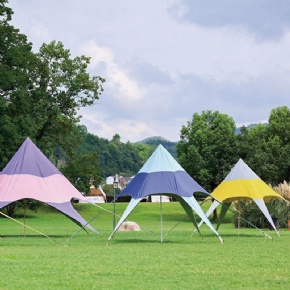 Customized Advertising Event Star Tent High Quality Waterproof Outdoor Large Events Thermal Transfer Printed Polyester Custom