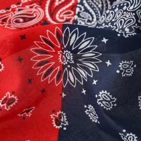 Custom Logo Fans Cotton Bandana Square Face Cover Party Supplies Polyester Cotton Material Scarf Chef Gift Face Mask Scarf