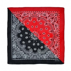 Custom Logo Fans Cotton Bandana Square Face Cover Party Supplies Polyester Cotton Material Scarf Chef Gift Face Mask Scarf