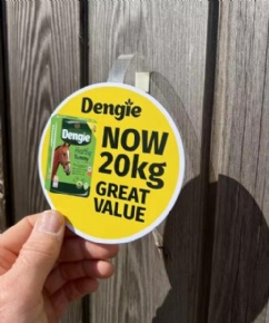 Custom Shelf Wobblers Round Shape With Brand Logo Printed Adhesive Promotion Tag For Sale Sign Supermarket Shelf Display