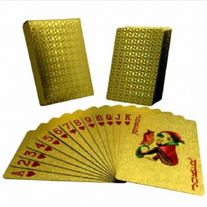 Premium Quality Custom Face And Back Printing Playing Cards 300gsm Art Paper Glossy Varnish Poker Deck For Casino Games
